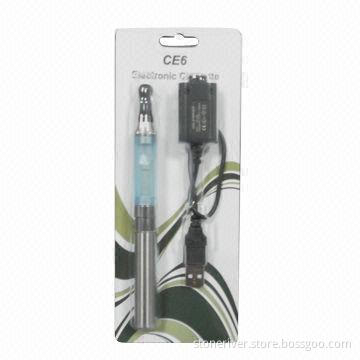 Electronic cigarette with CE6 clearomizer supports 700 puffs